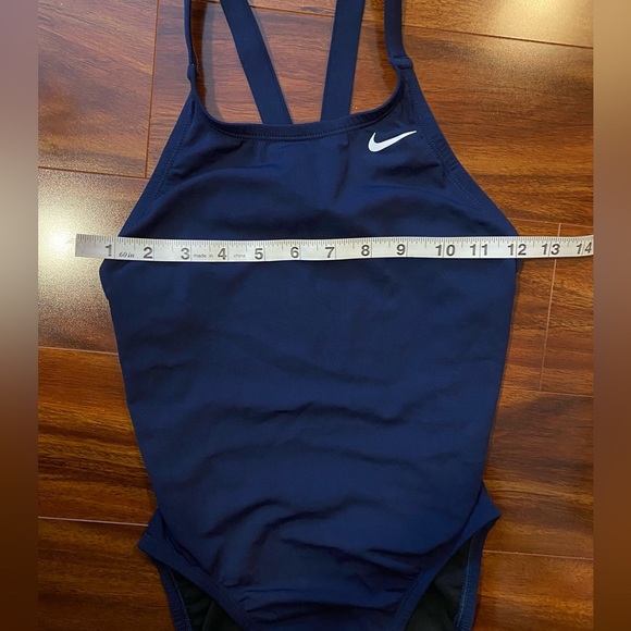 Nike Womens Dark Blue One piece Swimsuit size 4 - Picture 4 of 9